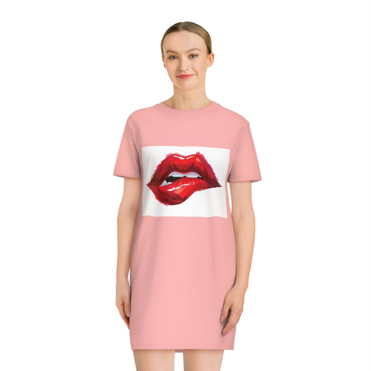 Sexy Lips | Spinner T-Shirt Dress