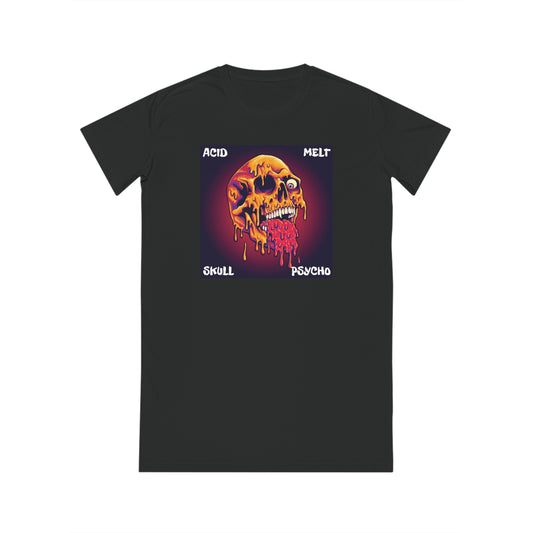 Melted Skull | Spinner T-Shirt Dress