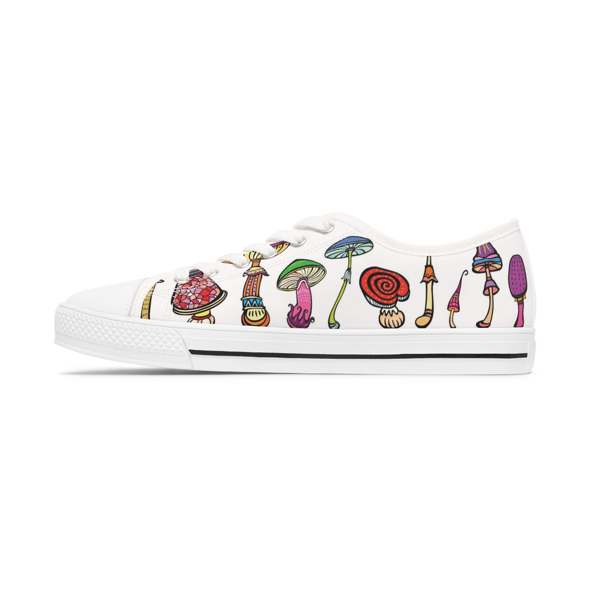 Psy Mushroom - Women's Low Top Sneakers