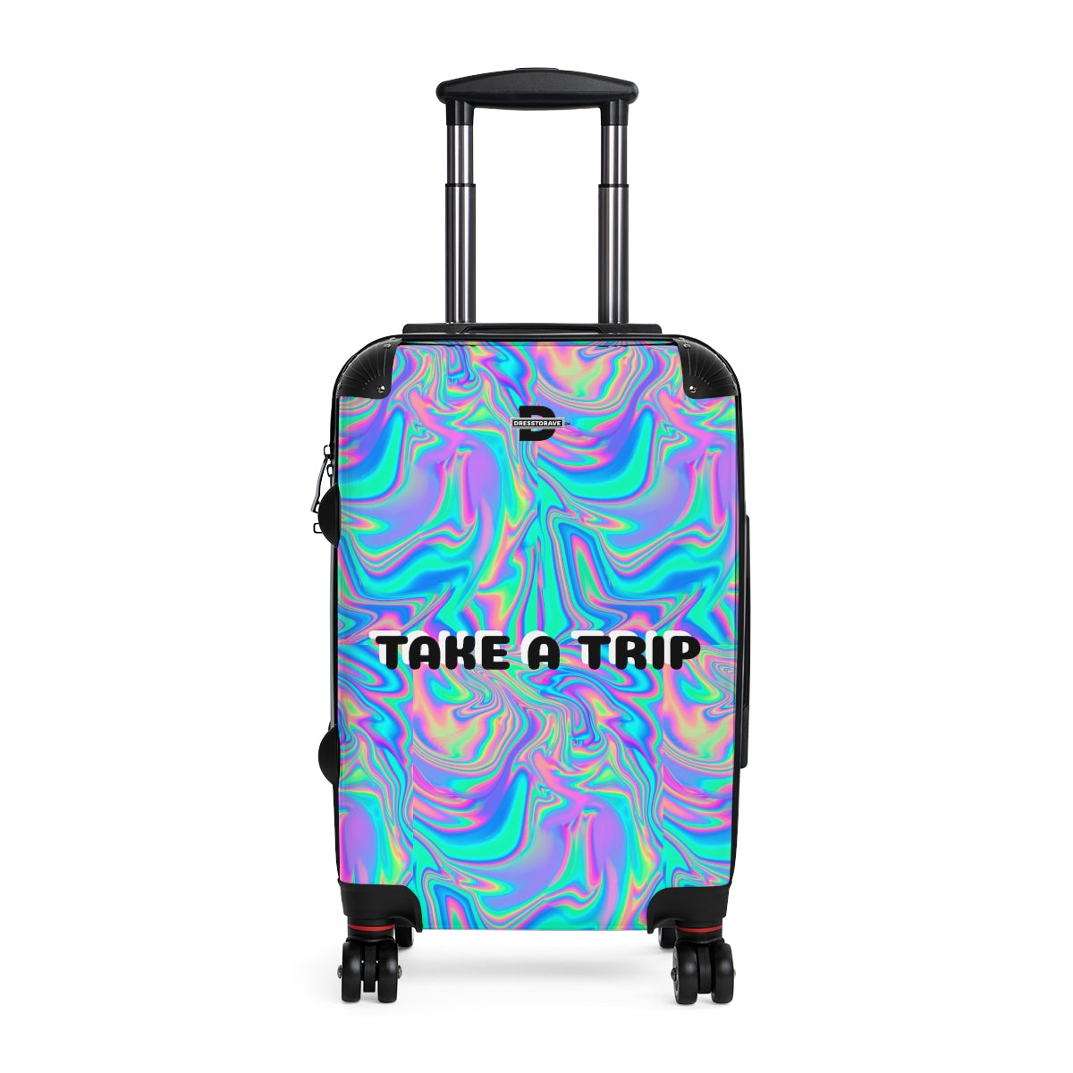 Iridescent Marble Take a Trip | Suitcases