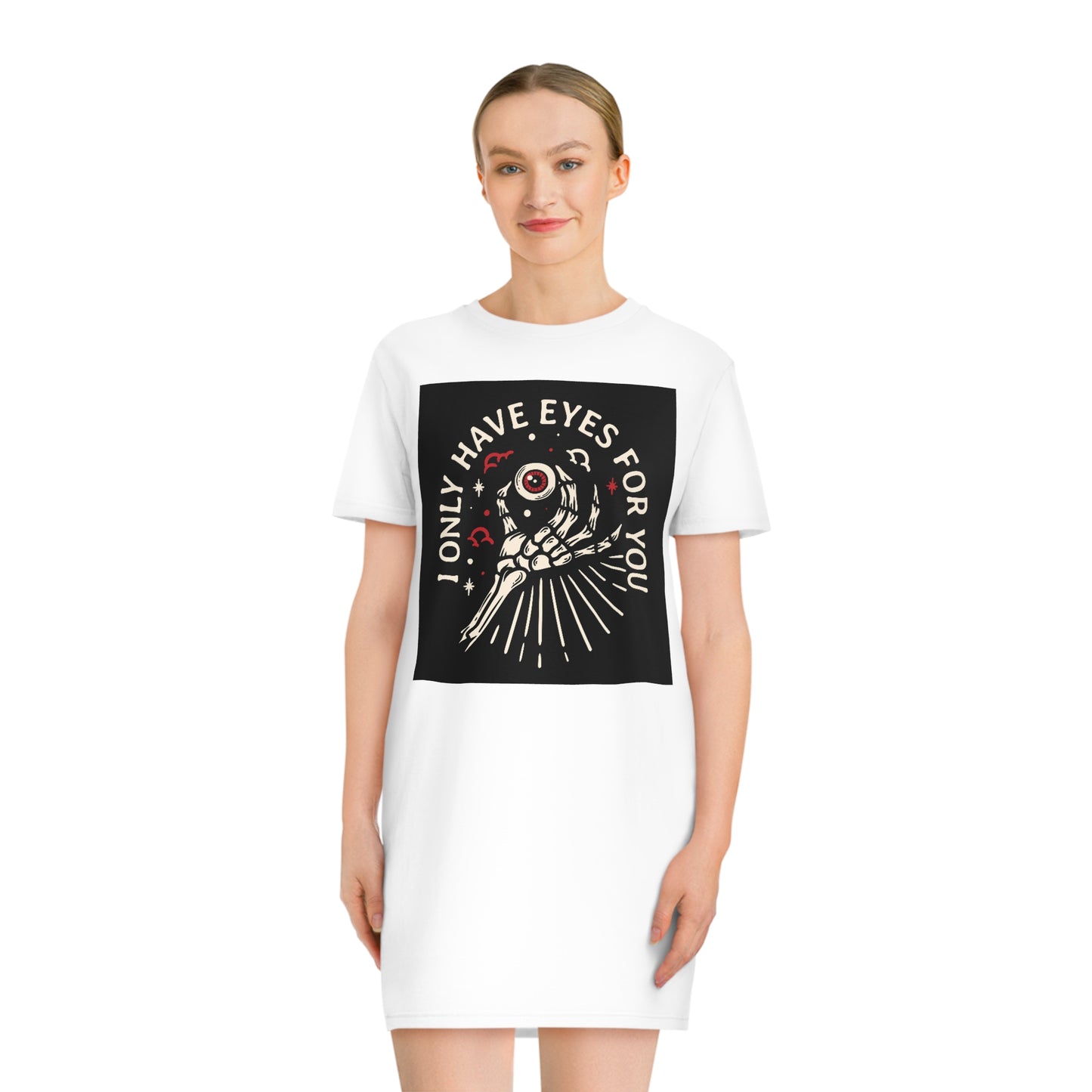 Eyes for you | Spinner T-Shirt Dress
