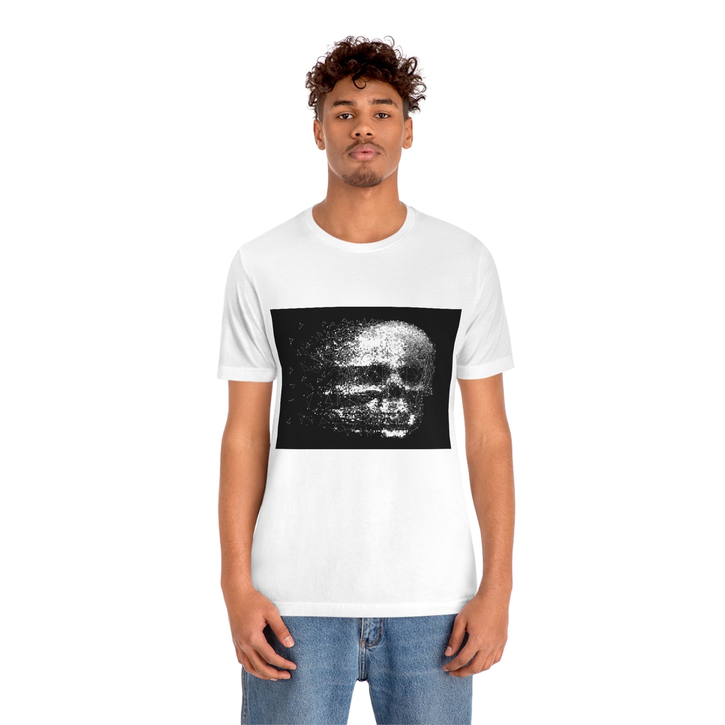 Glitch Skull | Unisex T-Shirt - Front Print