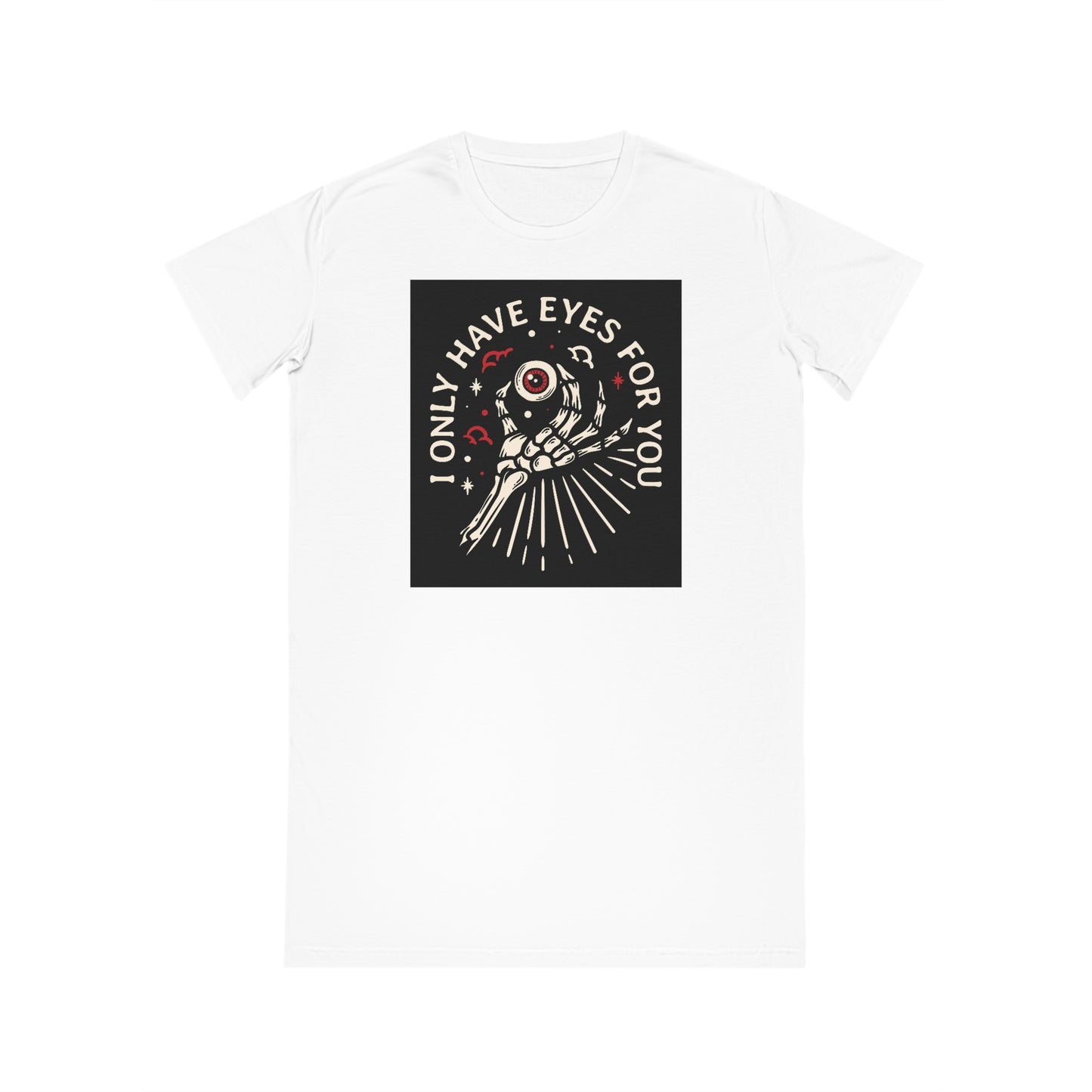 Eyes for you | Spinner T-Shirt Dress