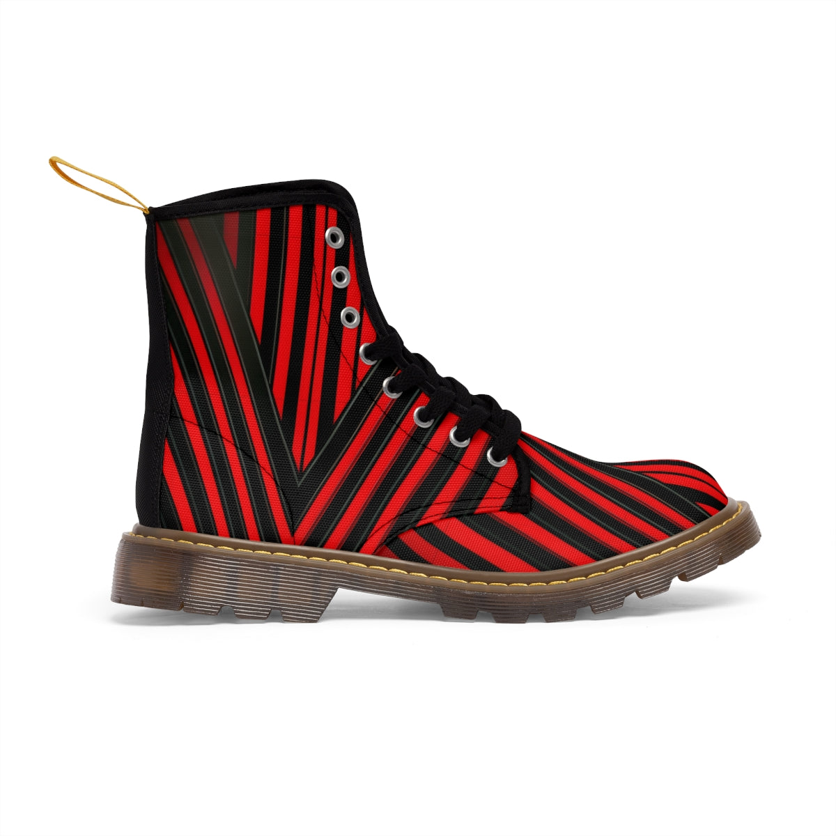 Red Stripe District | Women's Canvas Boots