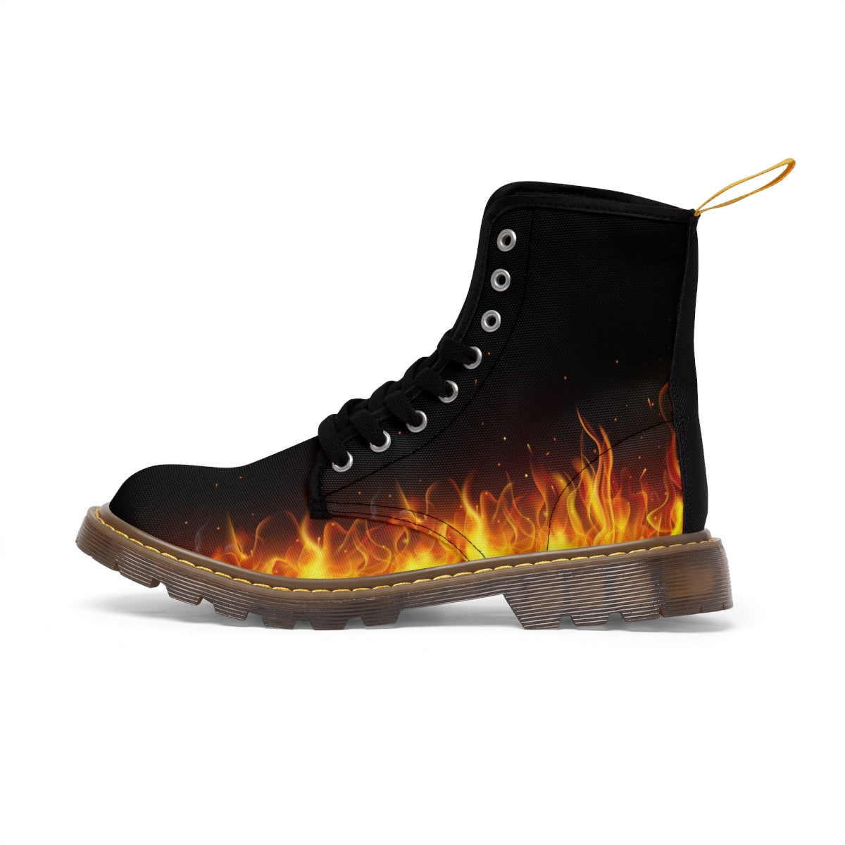 Boots on Fire - Men's Canvas Boots