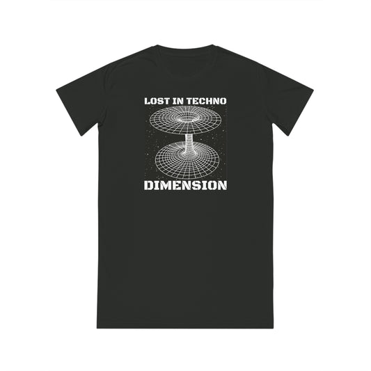 ALDANYA - Lost In Techno Dimension | Spinner T-Shirt Dress