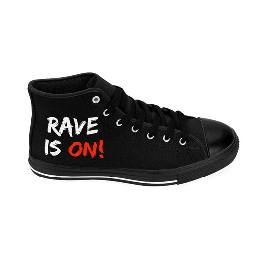 Rave is on! - Men's High-Top Sneakers