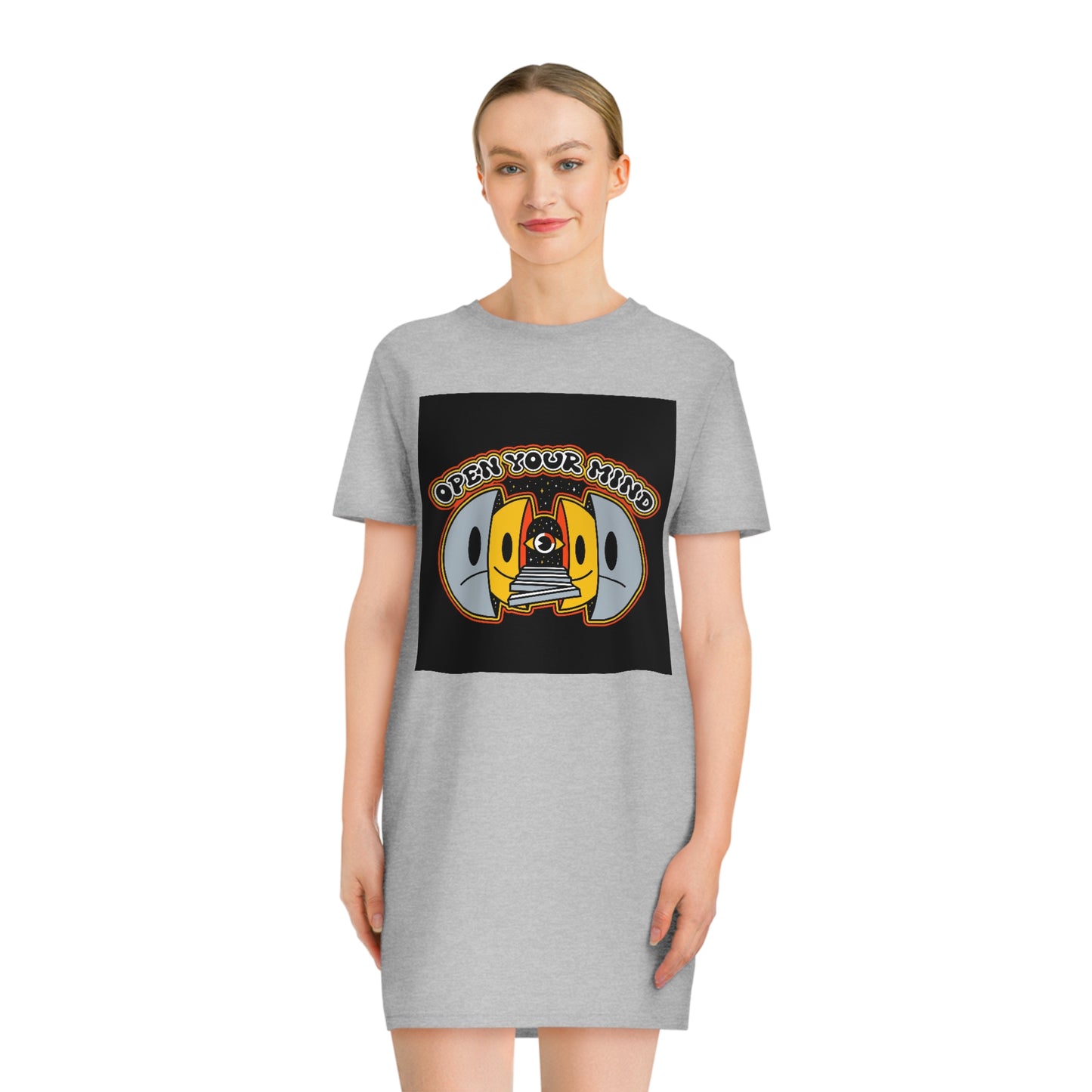 Open Your Mind | Spinner T-Shirt Dress