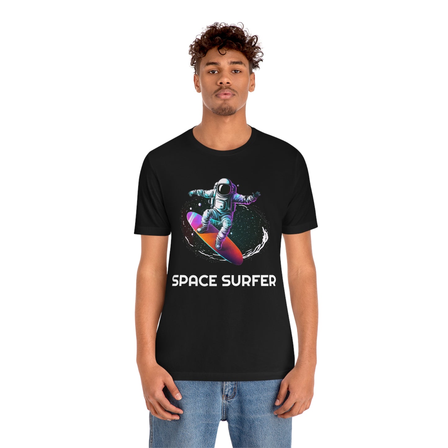 Space Surfer | Unisex T-Shirt - Front Print