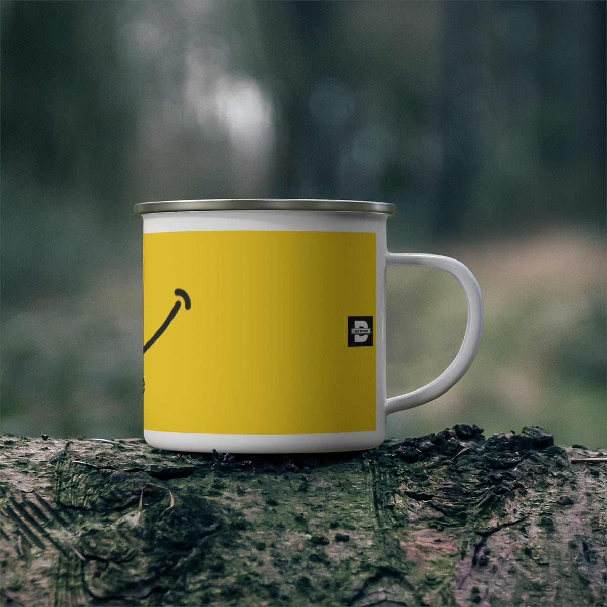 Smile | Enamel Reusable Camping Mug Festival - Dresstorave