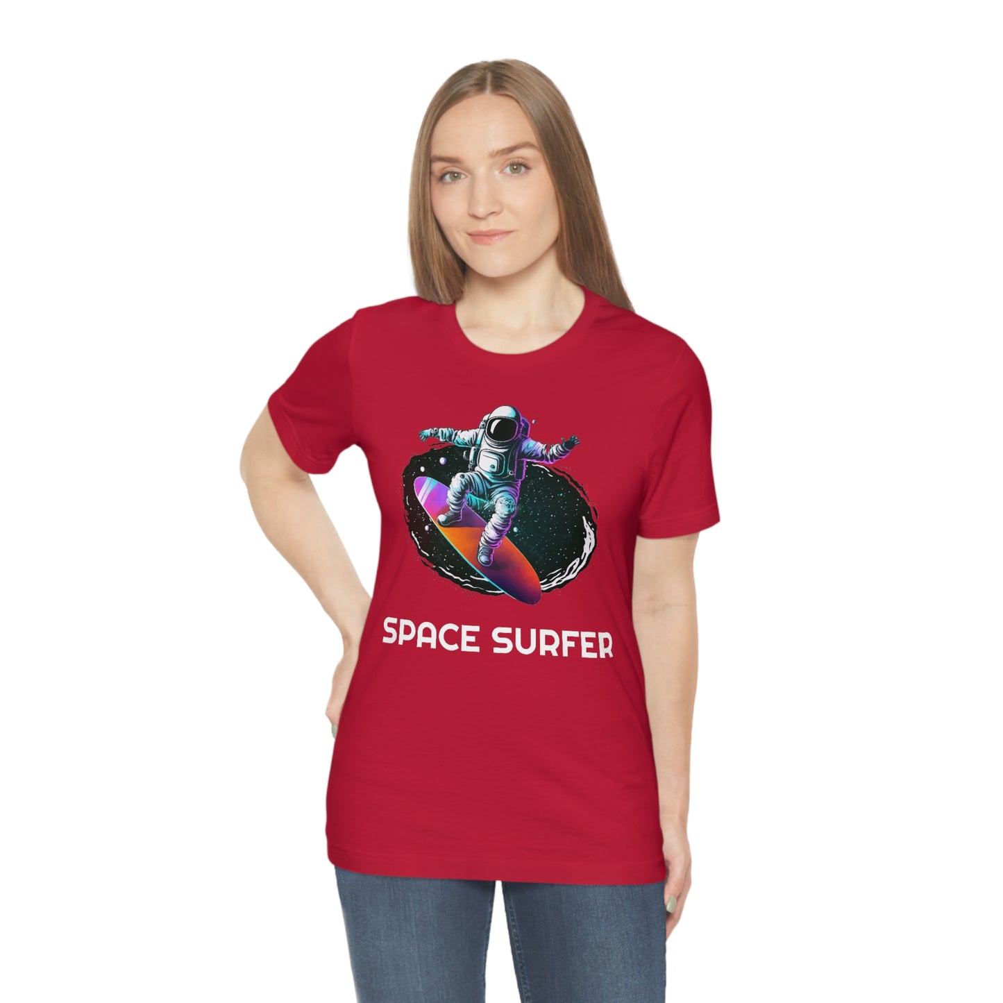 Space Surfer | Unisex T-Shirt - Front Print