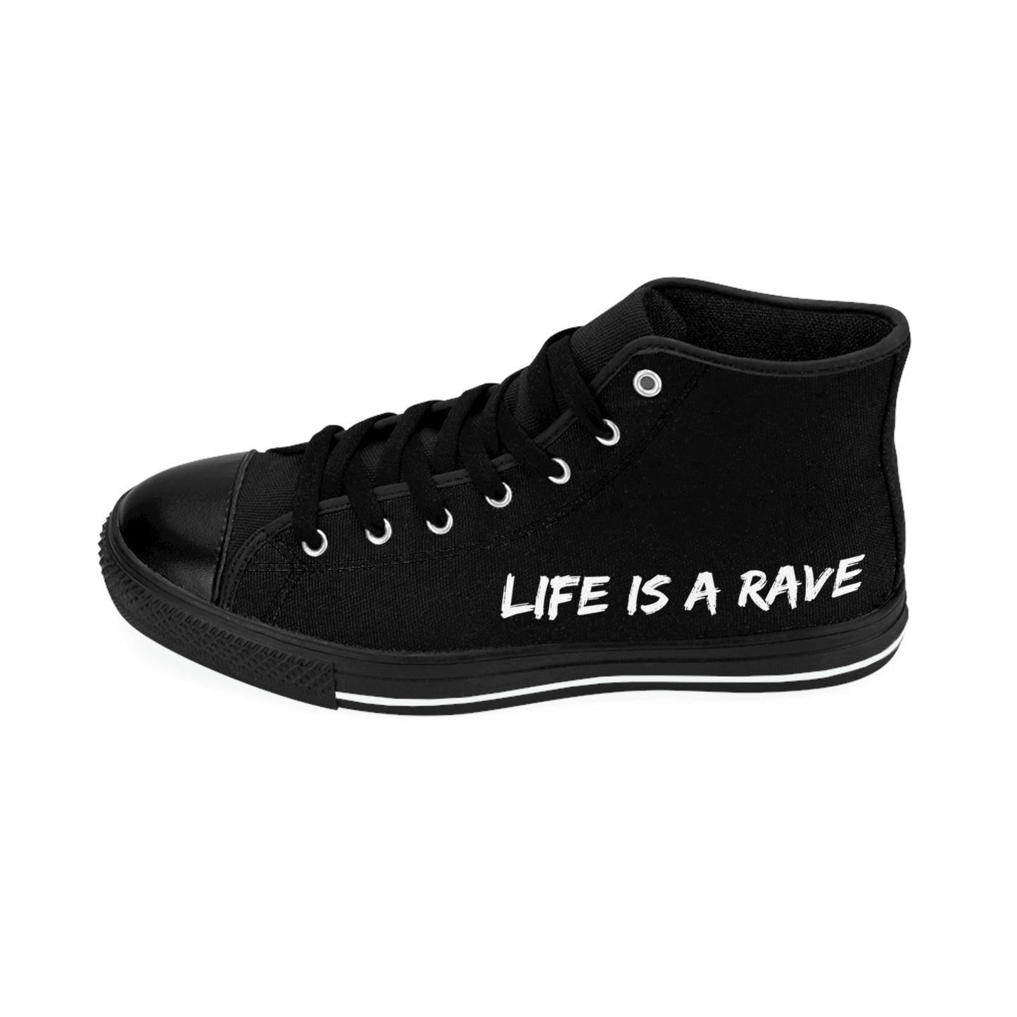 Life is a Rave - Men's High-Top Sneakers
