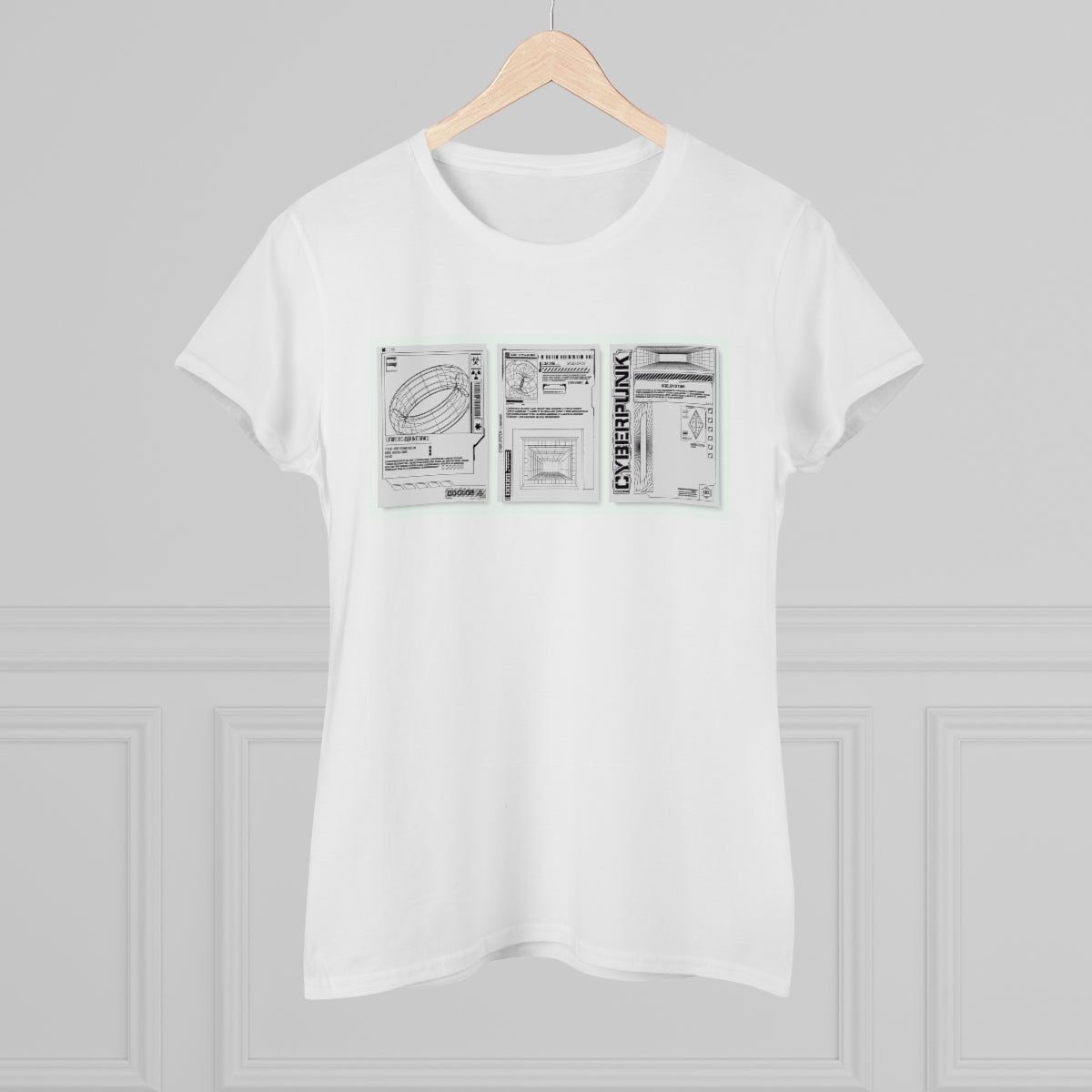 Modern Abstract Posters | Women's Premium Cotton Tee - Front Print