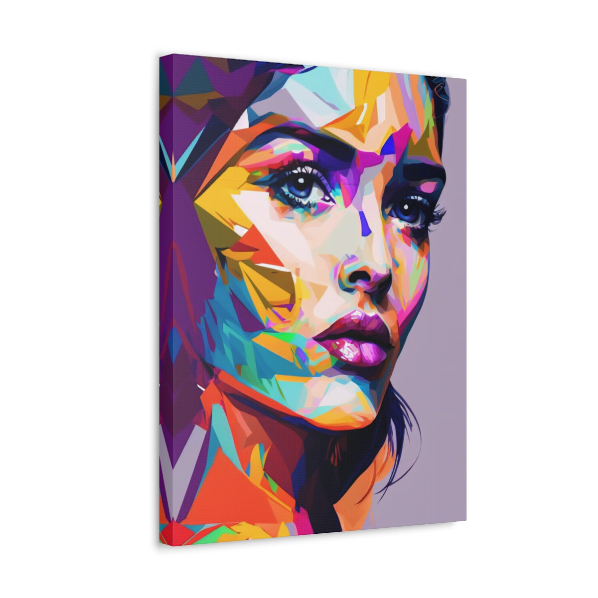 Woman - Satin Canvas, Stretched