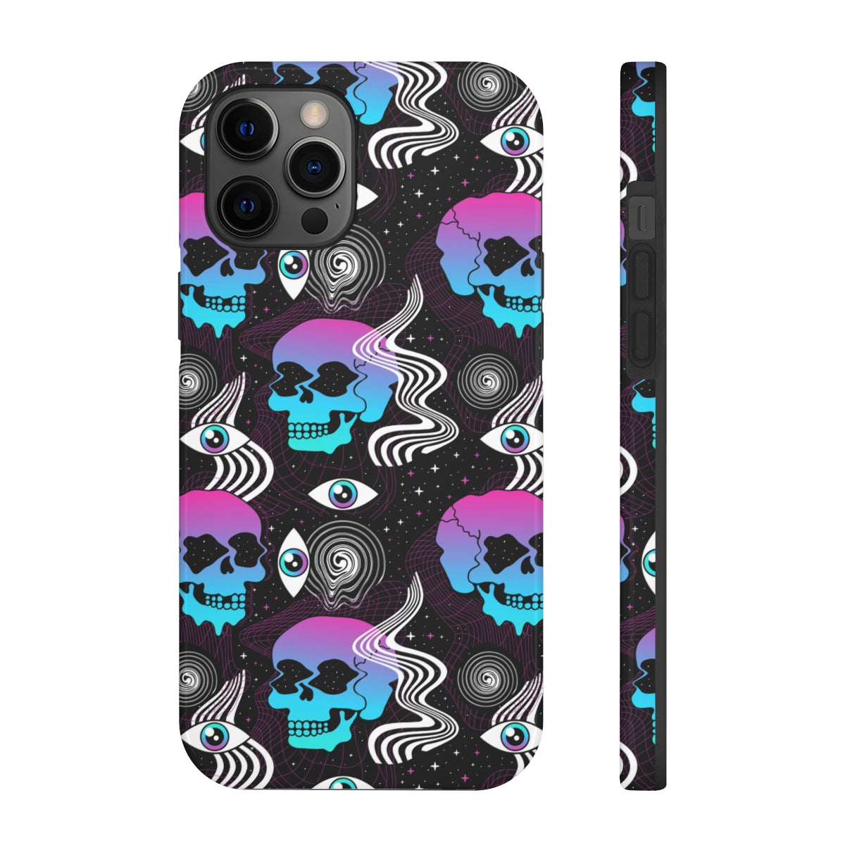 Trippy Skull n Eyes | Tough Phone Cases